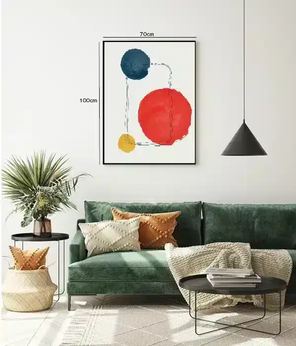 Crimson Orbit Layers Plakat