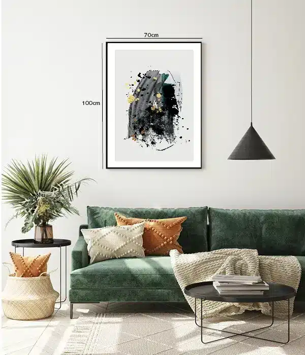 Veiled Ink Splashes Plakat
