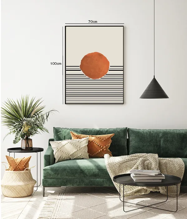 Rust Sphere Lines Plakat