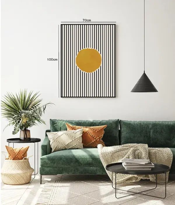 Golden Orb Contours Plakat