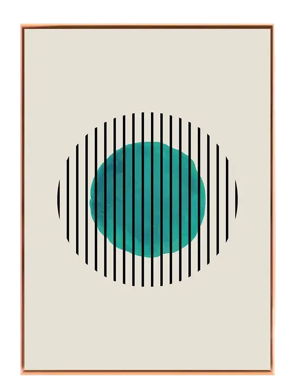 Veiled Orb Contours Plakat