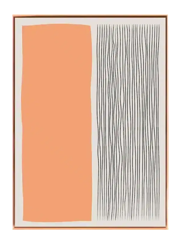 Coral Vein Lines Plakat