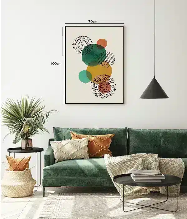 Colorful Orb Layers Plakat