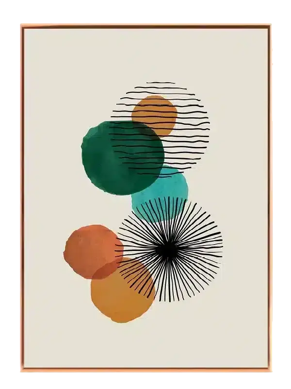 Radiant Sphere Layers Plakat