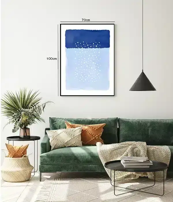 Falling Snow Veins Plakat