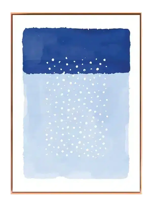 Falling Snow Veins Plakat