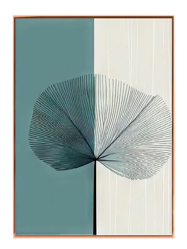 Veined Fan Leaf Plakat