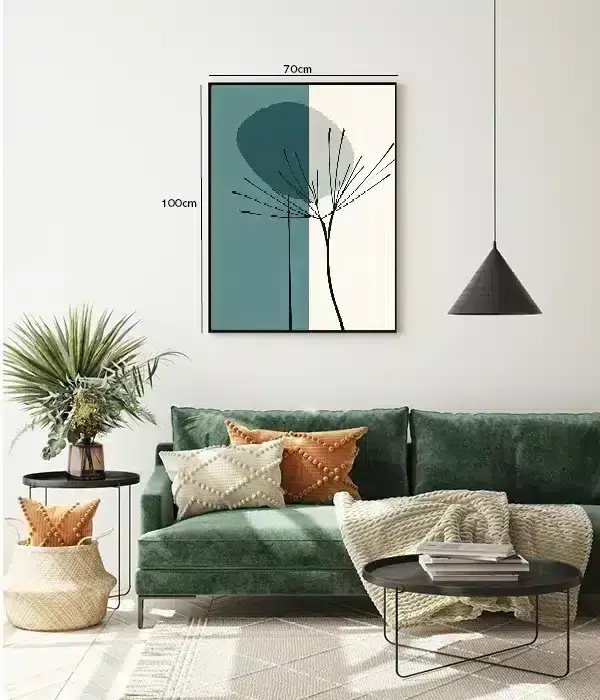Shadowed Seed Silhouette Plakat