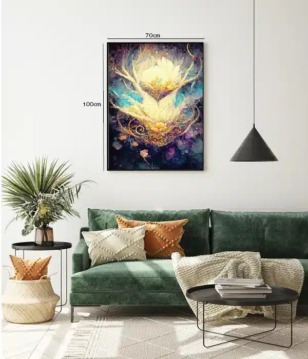 Ethereal Lotus Bloom Plakat