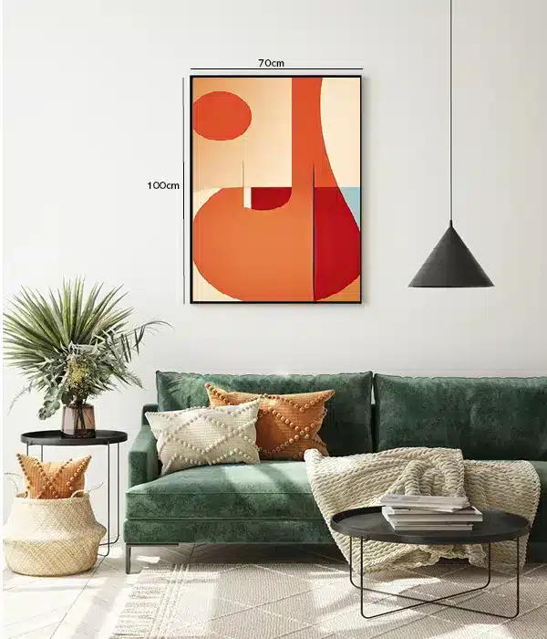 Sunlit Curve Composition Plakat