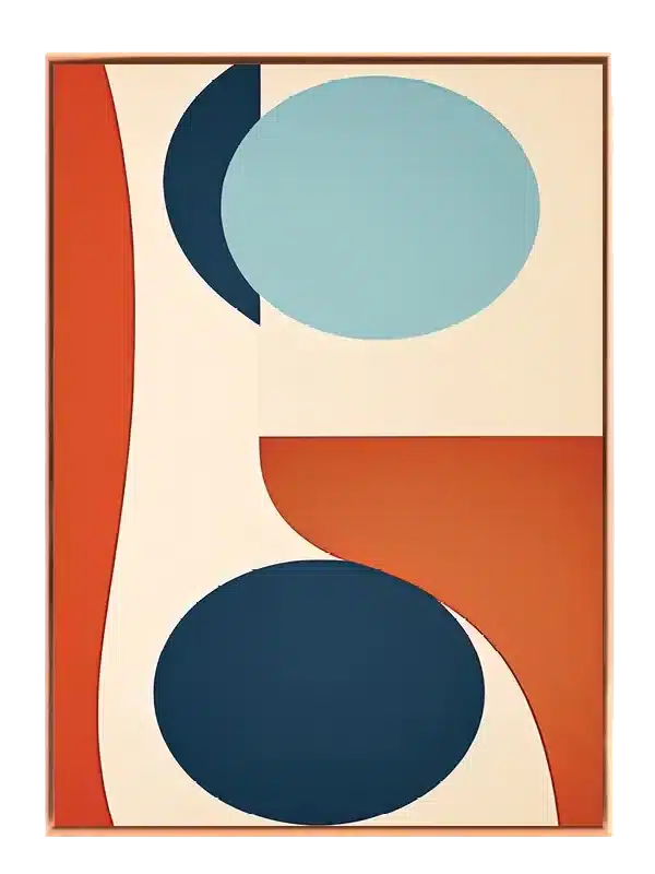 Curved Orb Layers Plakat