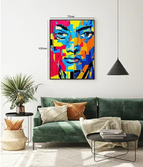 Fragmented Faces Plakat
