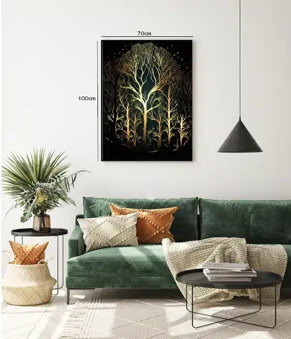 Golden Veined Forest Plakat