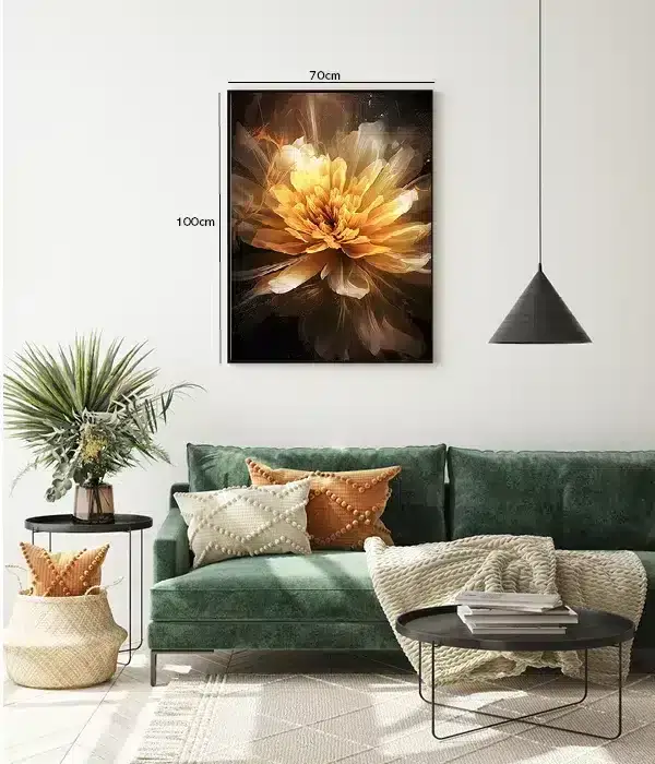 Luminous Petal Bloom Plakat