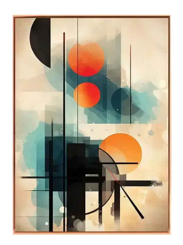 Orbiting Spheres Plakat