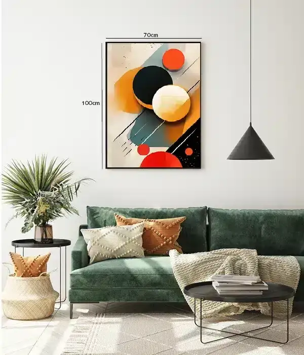Orbiting Circles Composition Plakat