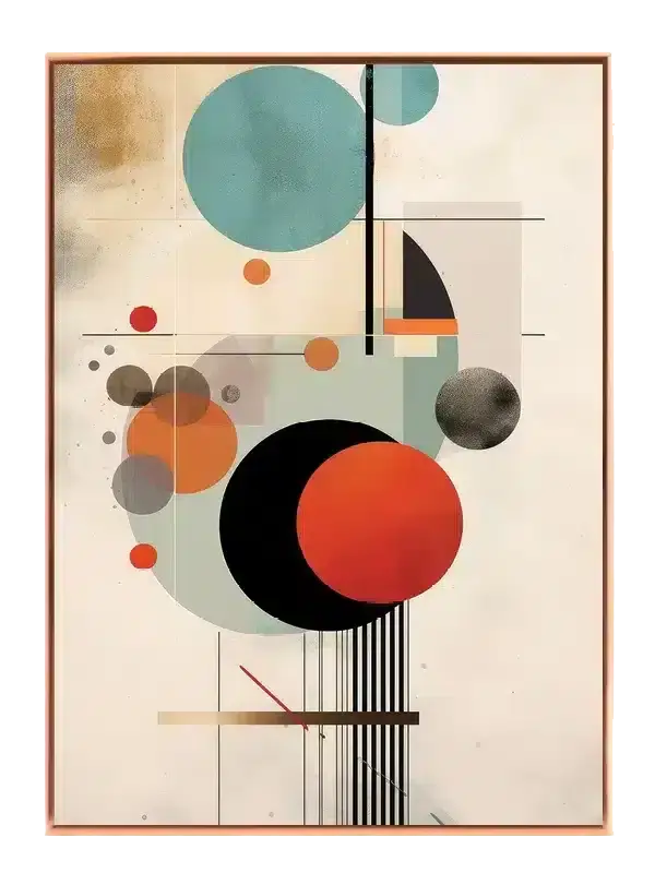 Orbiting Circles Plakat