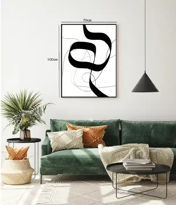 Ribbon Contours Plakat