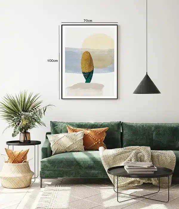 Golden Horizon Bloom Plakat