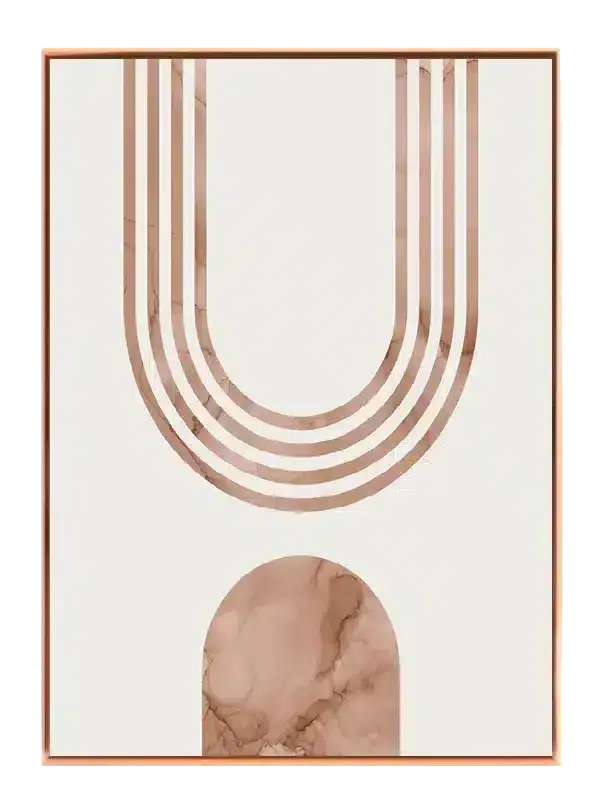 Marbled Arch Contours Plakat