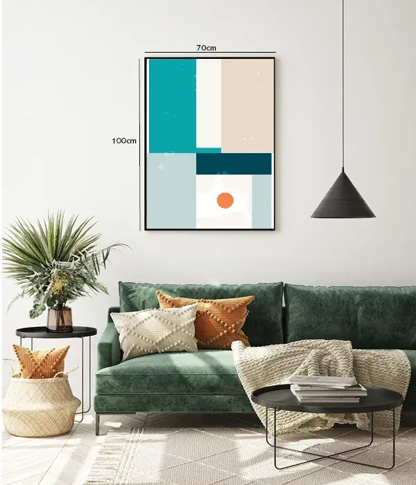 Vertical Color Blocks Plakat
