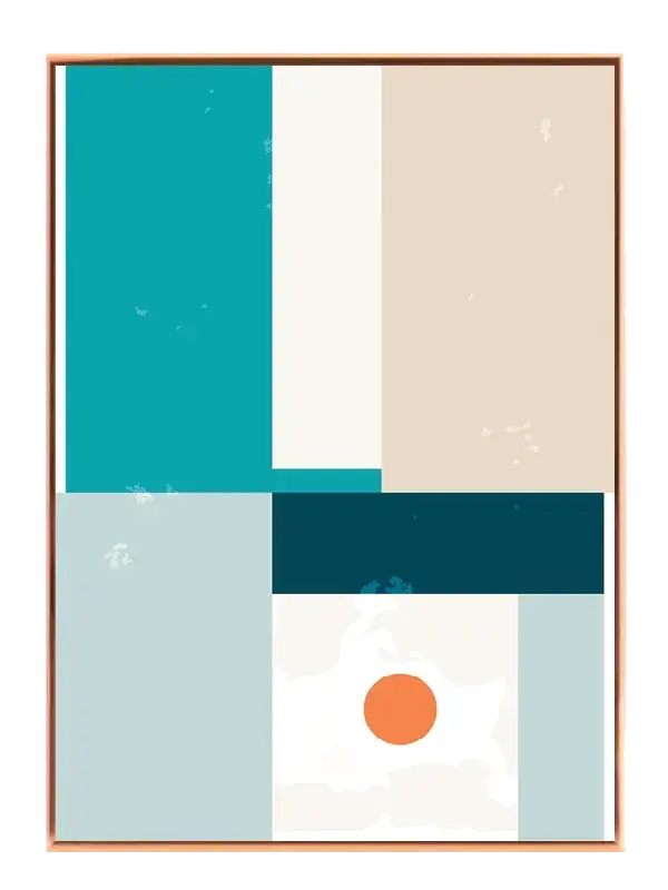 Vertical Color Blocks Plakat