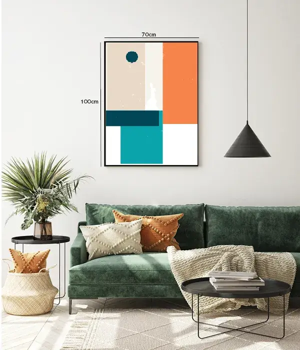 Coral Block Horizon Plakat