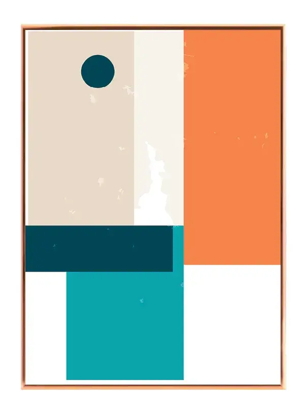 Coral Block Horizon Plakat