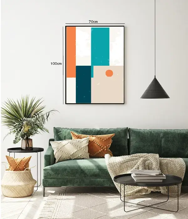 Modern Color Blocks Plakat