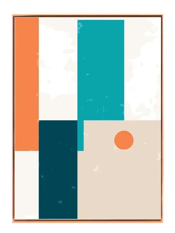 Modern Color Blocks Plakat