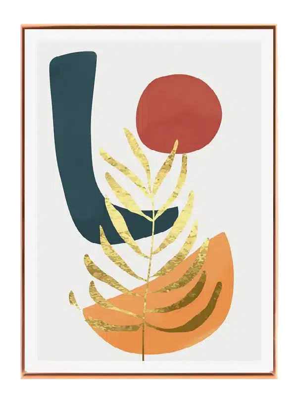 Golden Fern Harmony Plakat