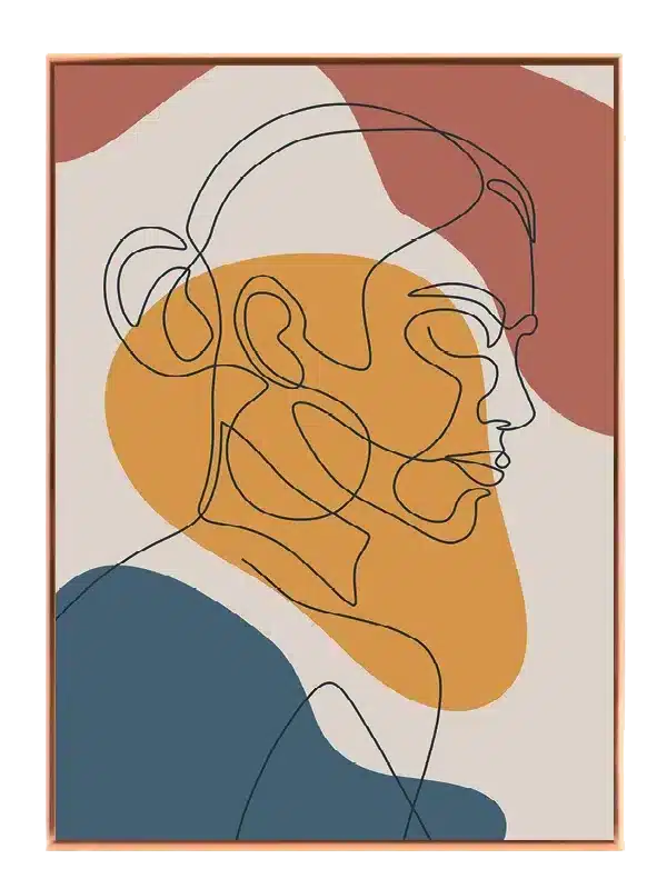 Contoured Face Layers Plakat