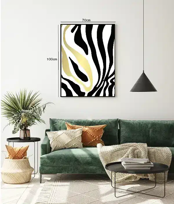 Golden Vein Contour Plakat