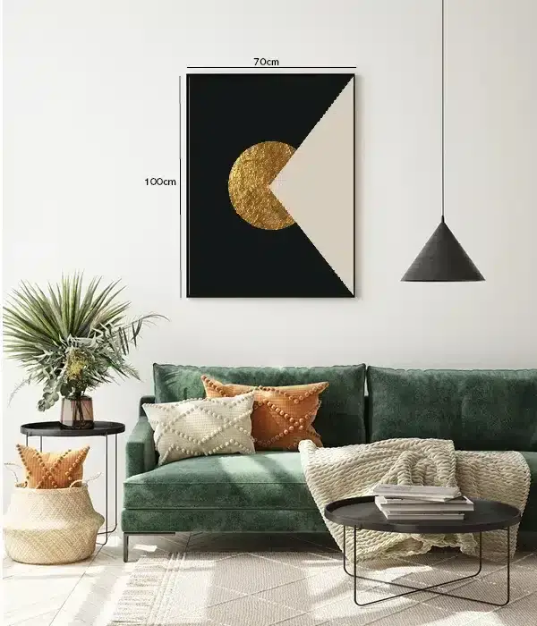 Golden Orbit Contrast Plakat
