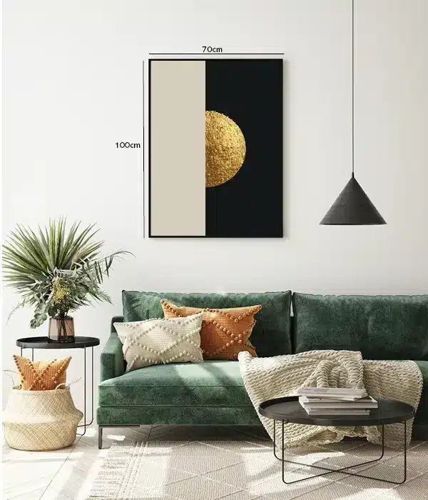 Golden Half Sphere Plakat