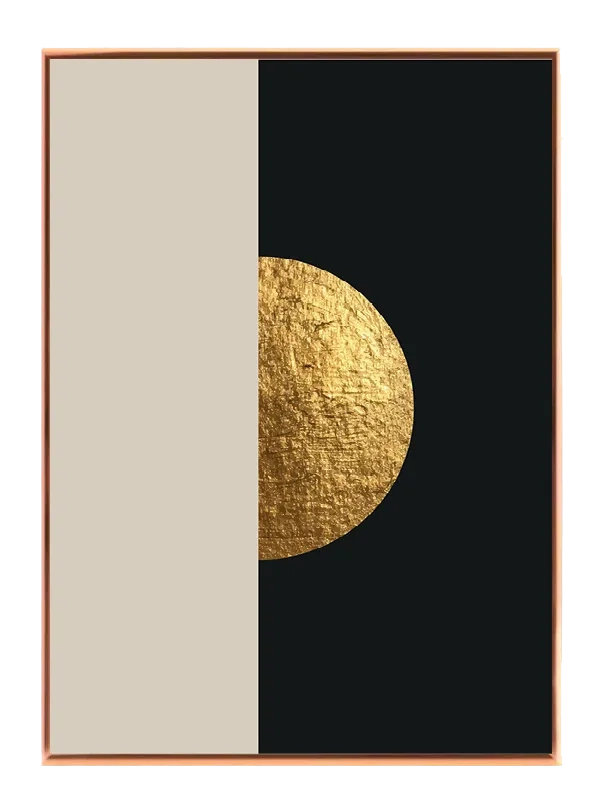 Golden Half Sphere Plakat