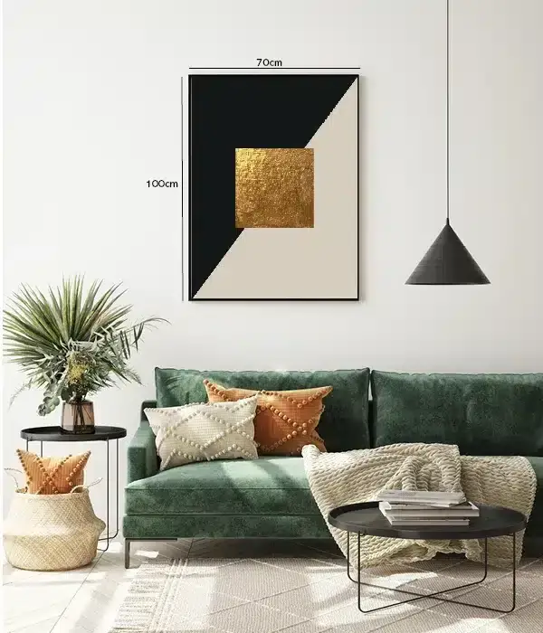 Golden Texture Layers Plakat