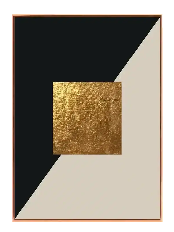 Golden Texture Layers Plakat