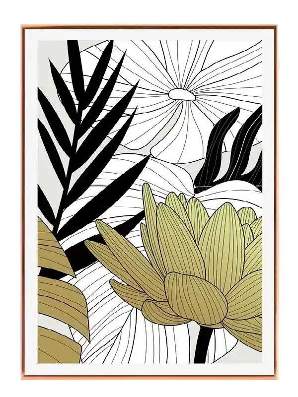 Layered Lotus Bloom Plakat