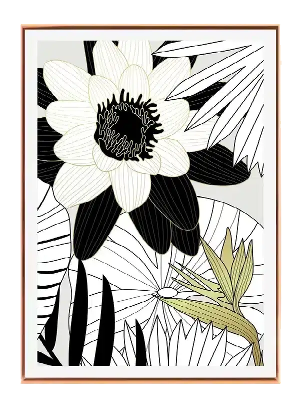 Lily Pond Contours Plakat