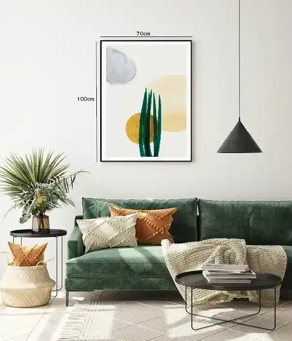 Tall Green Leaves Plakat