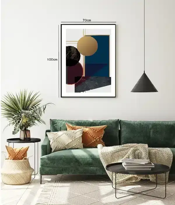 Modern Geometric Balance Plakat