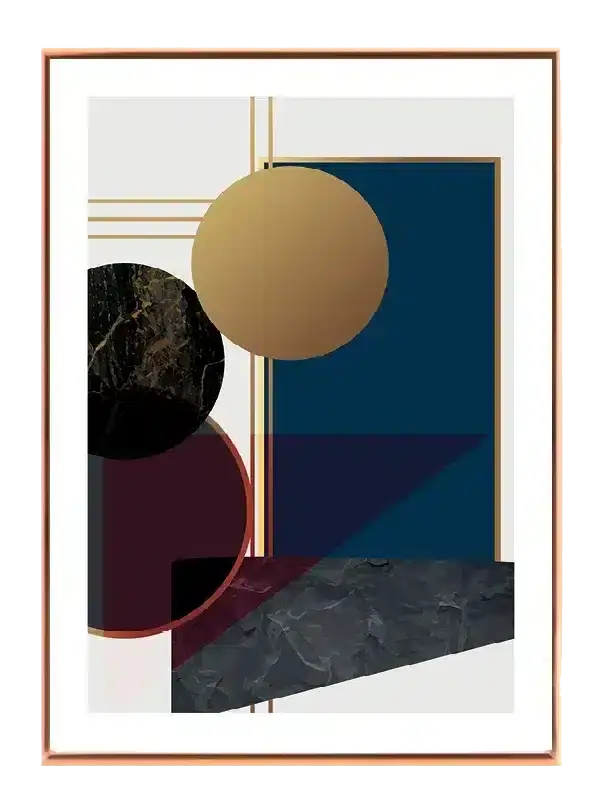 Modern Geometric Balance Plakat