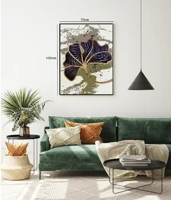 Gilded Veined Leaf Plakat