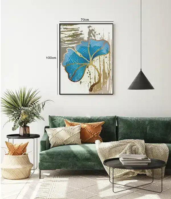 Blue Veined Leaf Plakat