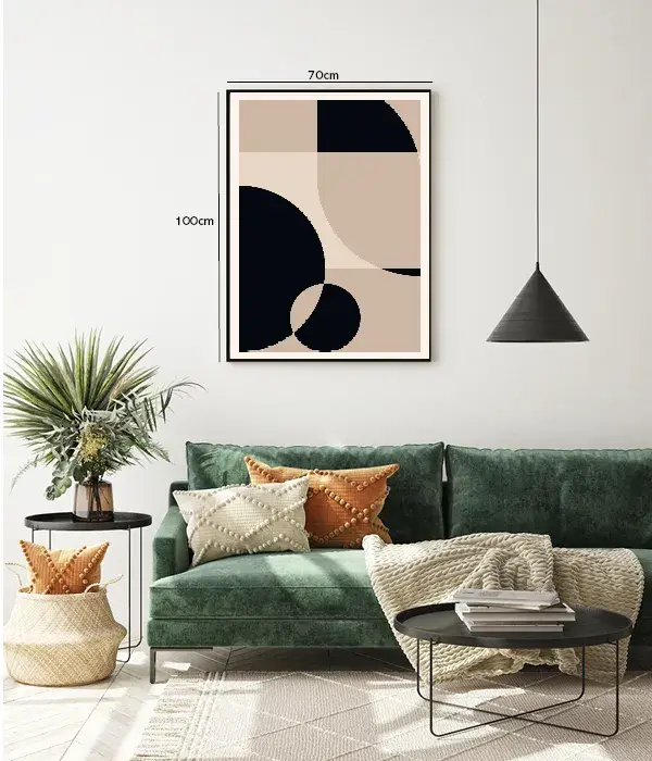 Intersecting Circle Layers Plakat