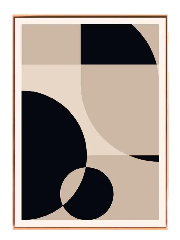 Intersecting Circle Layers Plakat