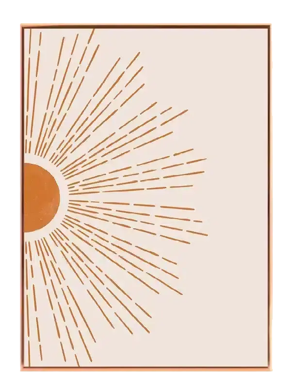 Solar Radiance Burst Plakat