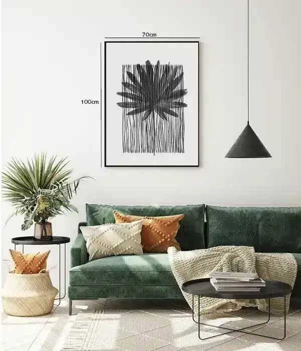 Veiled Palm Silhouette Plakat