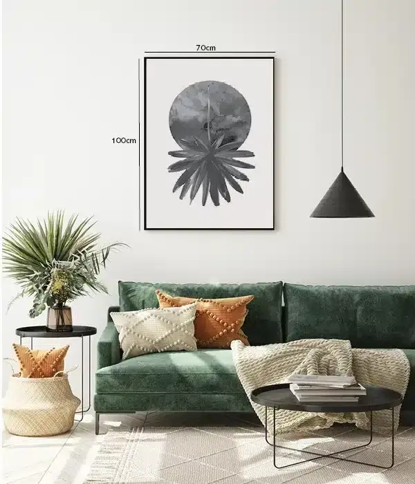 Moonlit Agave Silhouette Plakat